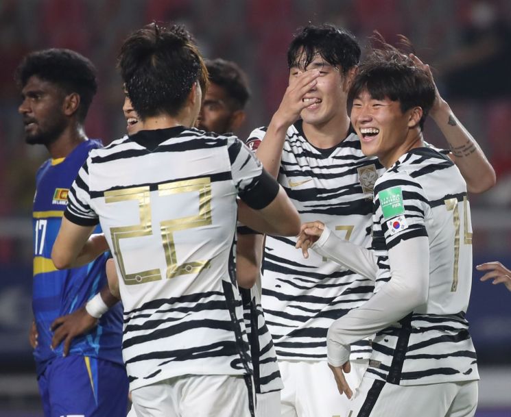 벤투호, 스리랑카에 5-0 대승…사실상 최종예선 진출