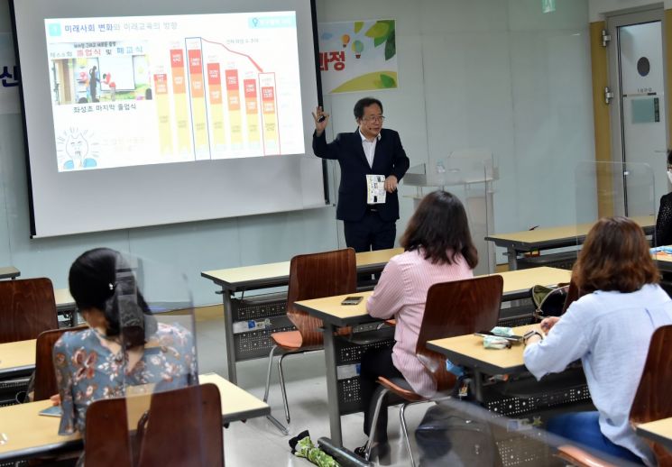 김석준 부산시교육감, 11일 부산진구 다행복교육지구 마을교사양성과정 특강