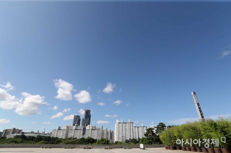 [포토]파란 하늘 펼쳐진 서울 