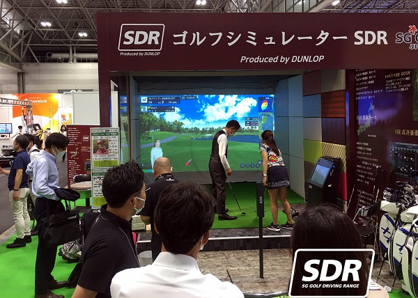 SG골프 ‘타석스크린 시스템 SDR’, 일본 스포츠 피트니스 산업 전문 전시회 ‘Sportec 2021’ 참가