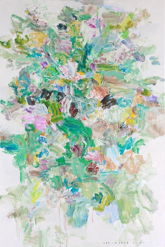 [From Nature; untamed, 193.9x130.3cm, Mixed media, 2021]