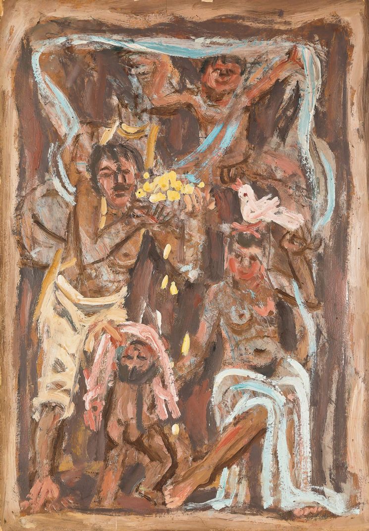 이중섭의 '가족'(1945)