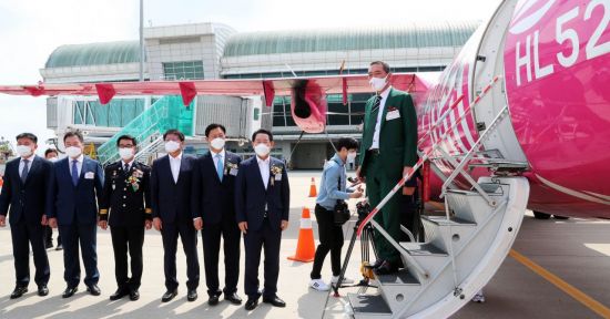 무안~김포 간 무안국제공항 하늘길 열렸다