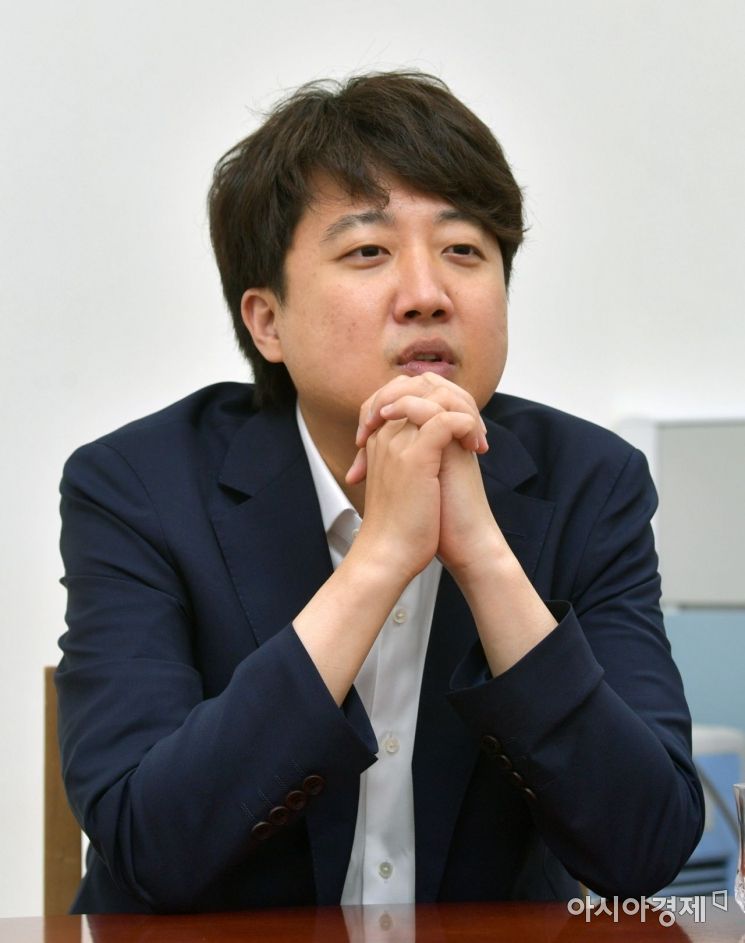 Lee Jun-seok, leader of the People Power Party. Photo by Dongju Yoon doso7@