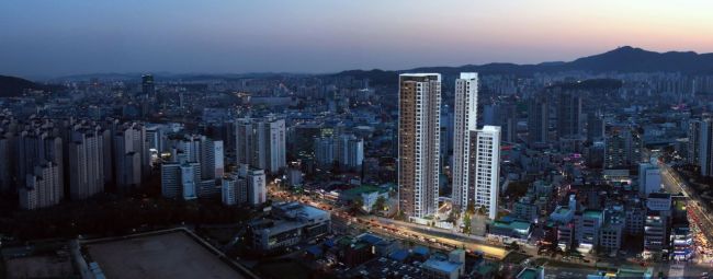 경기도 안양시 호계동삼덕진주아파트 가로주택정비사업 조감도.(제공=쌍용건설)