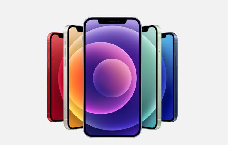 애플사 최신 아이폰 iPhone 12 시리즈 모델. ⓒ애플 공식 홈페이지