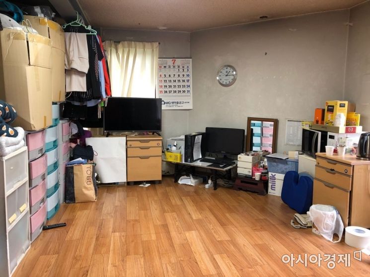 서울대학교 관악학생생활관(기숙사) 내 청소노동자 휴게실. 사진=김소영 기자 sozero815@asiae.co.kr