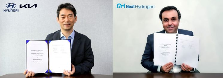 현대차·기아, 加넥스트하이드로젠과 고성능 수전해 시스템 개발 협약