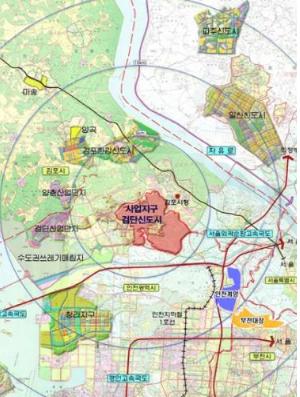 대상지 위치 : 인천 검단신도시 내 AB7BL, AB8BL, 도시6-3BL, 도시6-4BL