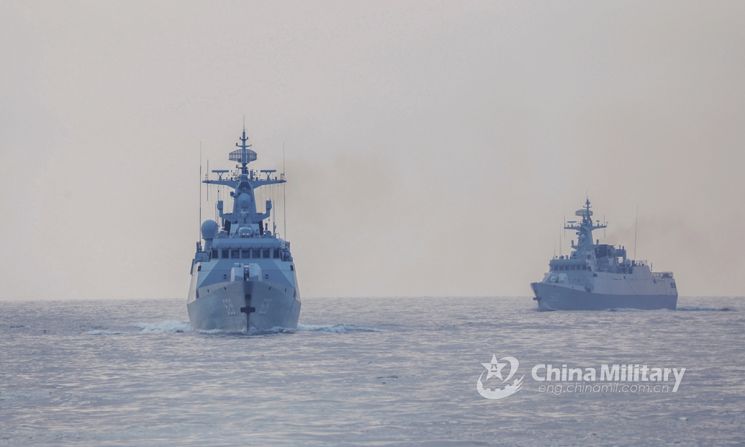 전운 감도는 대만해협…중국 대규모 실탄훈련