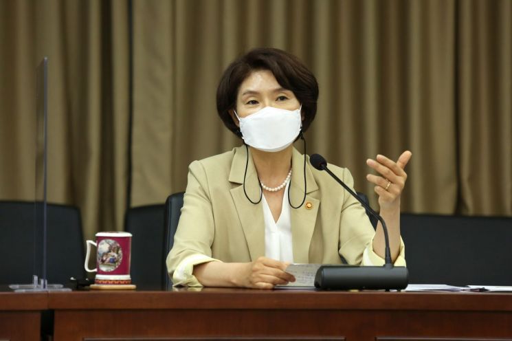한정애 환경부 장관(자료사진) [이미지출처=연합뉴스]