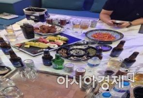 적발된 주점 내부. [대구경찰청 제공]