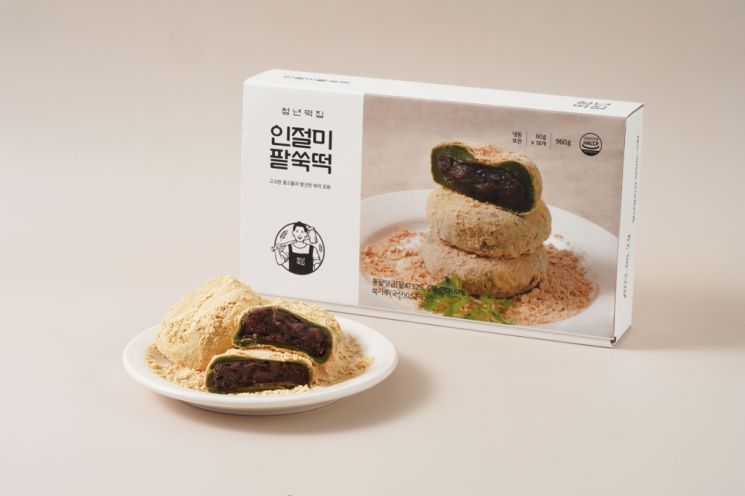 인절미 팥쑥떡 코스트코 전용 패키지. 사진=청년떡집