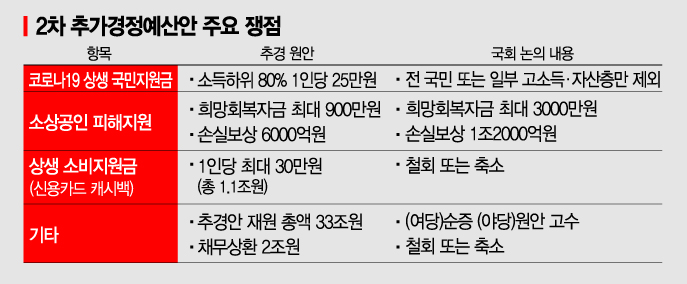 2차 추경도 경제 보단 정치논리…사실상 전국민 대상 지원금