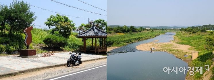 레클리스 공원과 사미천(남방향) [라영철 기자]
