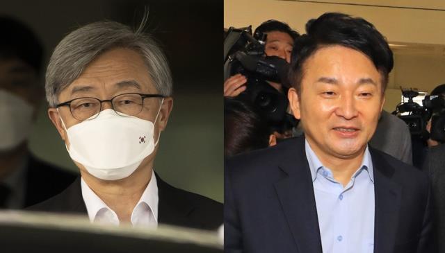 야당 대선주자인 최재형 前 감사원장(왼쪽)과 원희룡 제주지사./사진=연합뉴스
