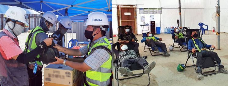 반도건설, 현장 근로자 폭염 관리…"혹서기 대비용품 지급"