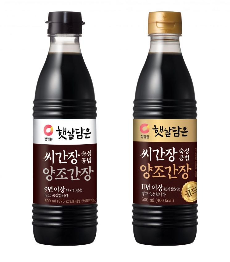 대상 청정원, '햇살담은 씨간장 숙성공법 양조간장' 2종 출시 