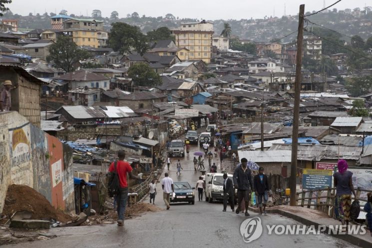 시에라리온 프리타운. /사진=연합뉴스