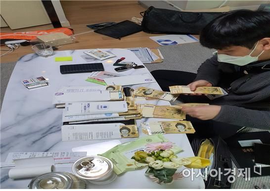 피의자 주거지 압수수색 현장 [강원경찰청 제공]