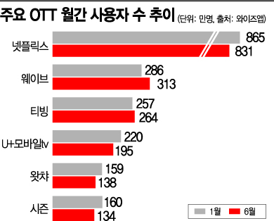 "넷플릭스는 공짜망" 정책 없고, ‘역차별’…토종OTT 속앓이