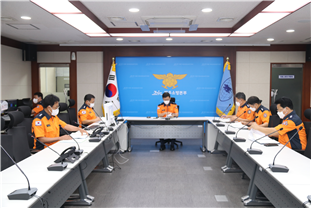 제주소방, 북상 태풍 ‘오마이스’ 대비 긴급회의