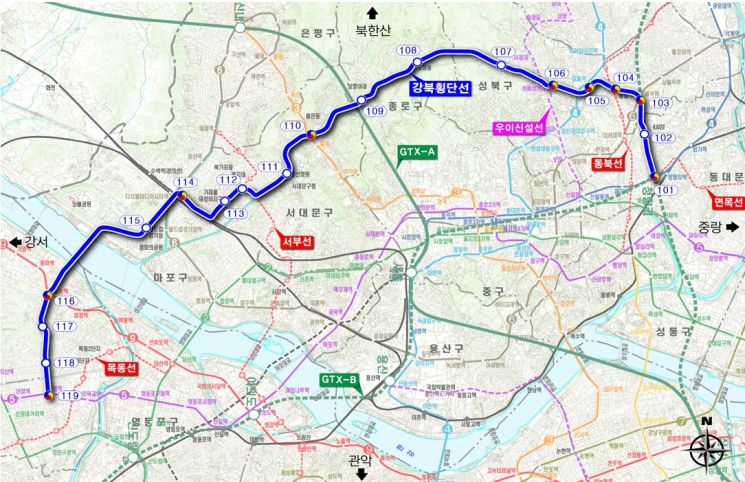 목동선·강북횡단선, 2021년 제2차 예타 대상사업 선정