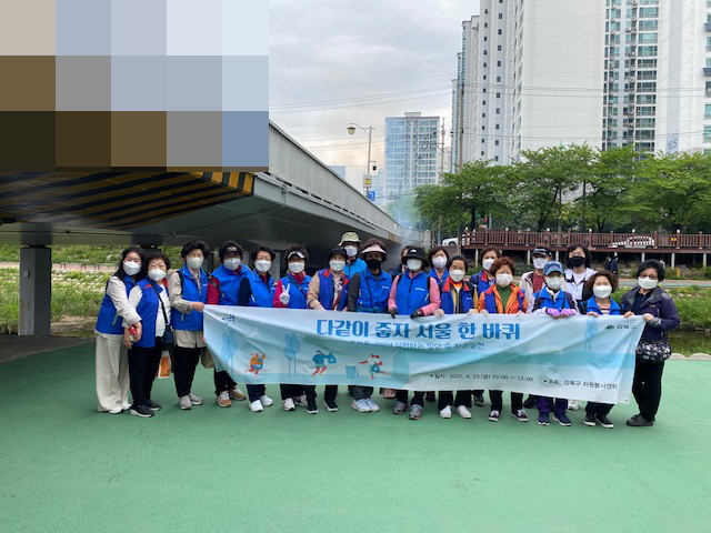 강남구, 코로나19 백신접종 완료자 포함 테이블에 ‘안내 POP’ 설치
