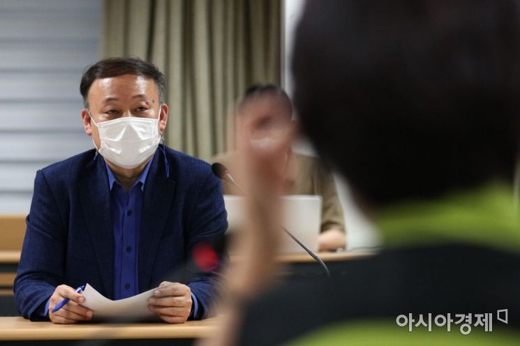 이창준 보건복지부 보건의료정책관이 30일 서울 영등포구 의료기관평가인증원에서 열린 제12차 노정 실무협의에서 모두발언을 하고 있다./김현민 기자 kimhyun81@