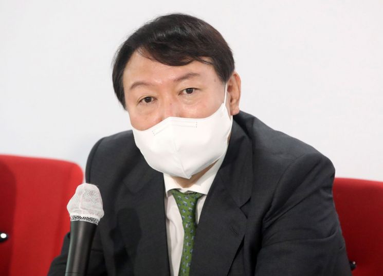 국민의힘 대권주자인 윤석열 전 검찰총장. [이미지출처=연합뉴스]