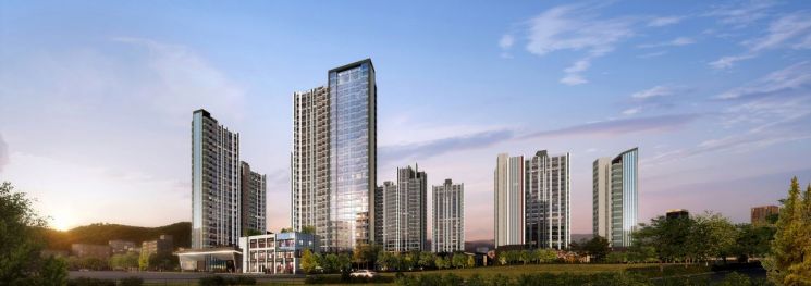 부산 괴정6구역 재개발정비사업 투시도