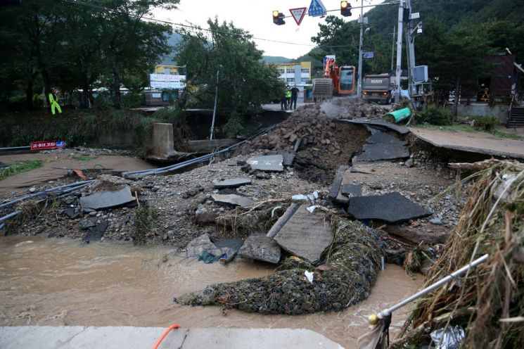 정부, 태풍 오마이스 피해 복구에 1050억 투입