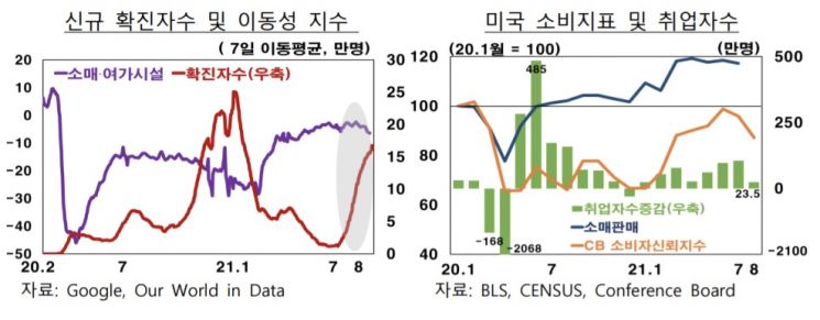 한은 "美 델타변이로 성장 일시적 주춤…유로 물가상승 안정될 것"