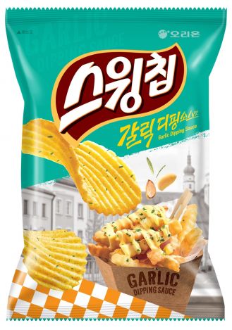 오리온,  ‘스윙칩 갈릭디핑소스맛’ 출시 