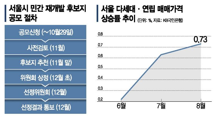 '6대 규제완화' 오세훈표 민간 재개발 공모 시작…빌라 시장 '들썩'