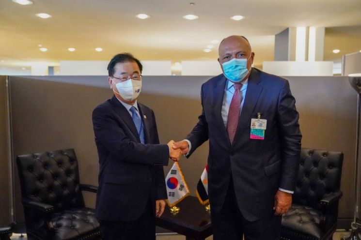 韓-이집트 외교장관 회담…FTA 체결 추진 공감대