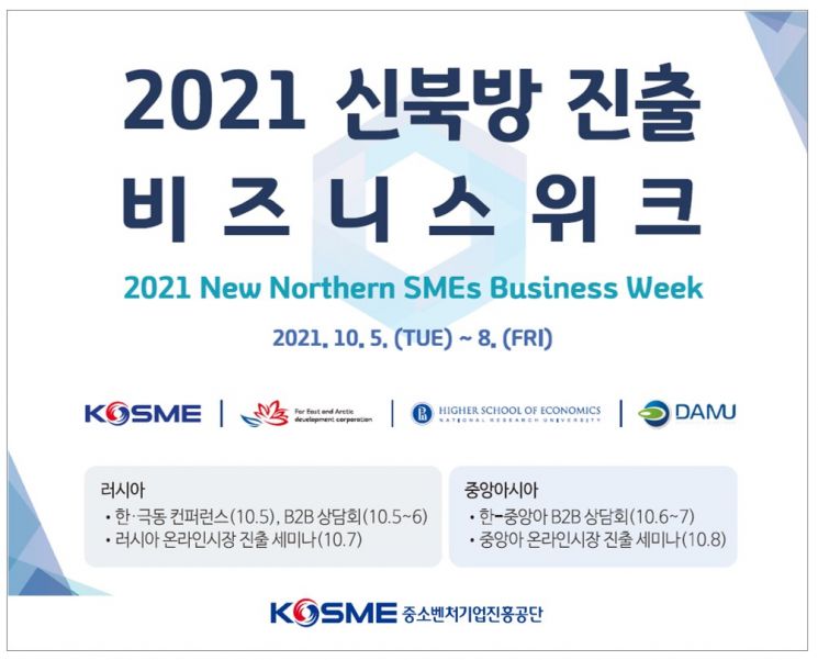 중진공, '2021 신북방 진출 비즈니스 위크' 개막
