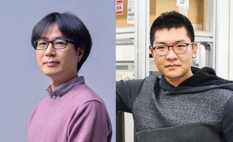 (왼쪽부터) 지스트 이종석 교수, 최인혁 박사과정 학생. 사진=지스트 제공.