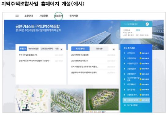 서울시, 지역주택조합 정보공개 시스템 구축…"조합원 피해방지 차원"