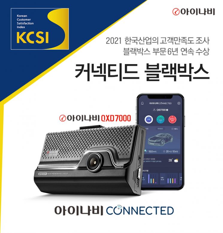 팅크웨어, '한국산업 고객만족도' 블랙박스 부문 6년 연속 1위 선정