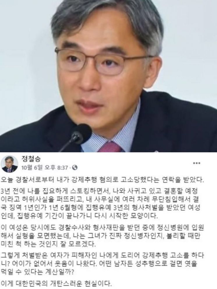 故박원순 측 정철승, 강제추행·유사강간 혐의 피소