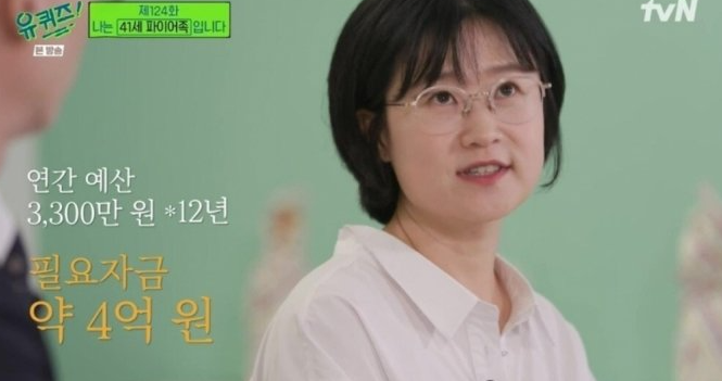40세에 은퇴를 한 뒤 자신의 꿈을 실현 중인 파이어족 김다현씨./사진=tvN '유 퀴즈 온 더 블럭' 방송 화면 캡처