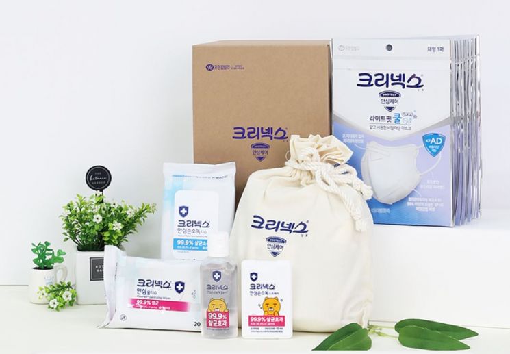 유한킴벌리, ‘크리넥스 안심케어 건강위생 선물세트’ 출시