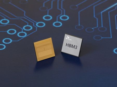 SK하이닉스가 업계 최초로 개발한 HBM3 D램.(사진제공=SK하이닉스)