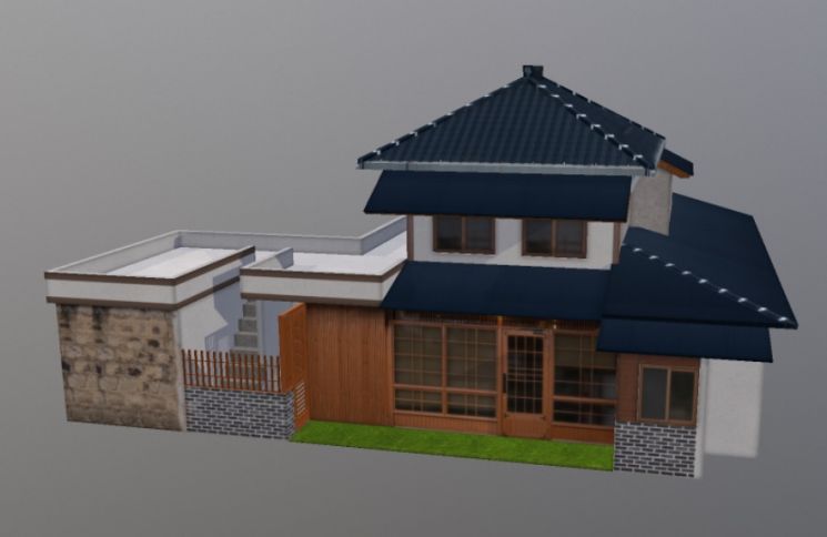 목포시 원도심에 위치한 적산가옥을 3D모델링으로 제작했다. 사진 = 목포시 제공