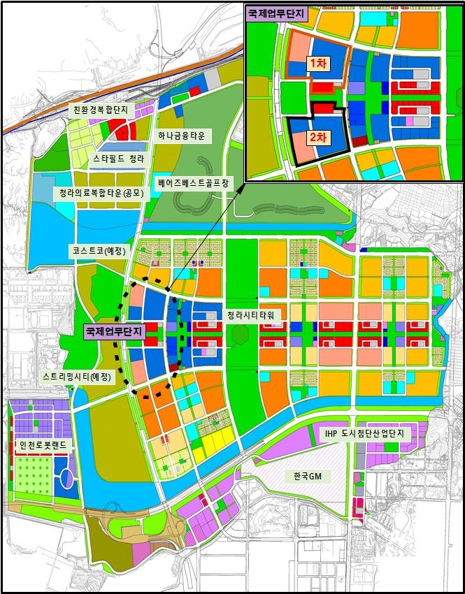인천 청라 국제업무단지 개발 본격화…우선협상자 사업 협약 체결