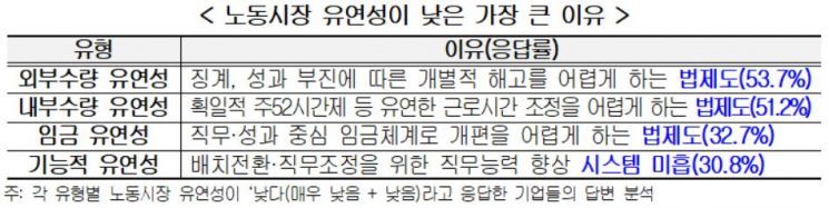 경직된 노동시장의 민낯…"고용·해고·재취업 다 어렵다, 인력 필요해도 채용 주저"
