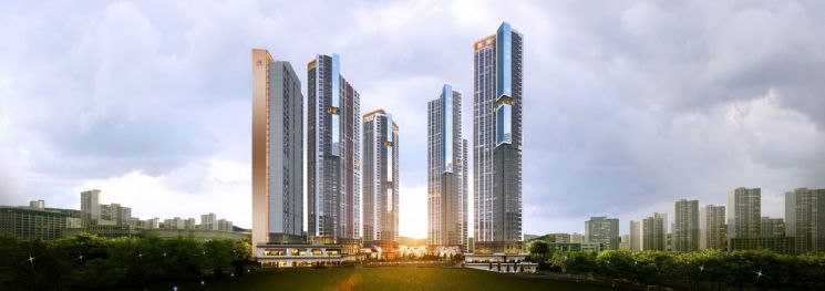 남양주 덕소5A구역 도시환겨정비사업 투시도 / 현대엔지니어링 제공.