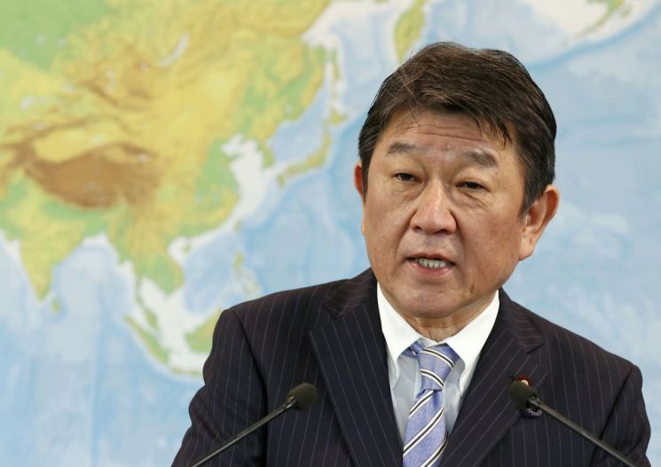 Toshimitsu Motegi, former Secretary-General of the Liberal Democratic Party. Yonhap News Agency