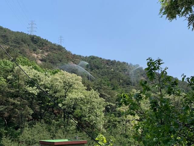 아차산 산불소화시설